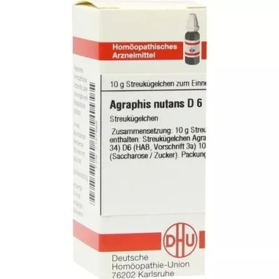 AGRAPHIS NUTANS D 6 palloa, 10 g