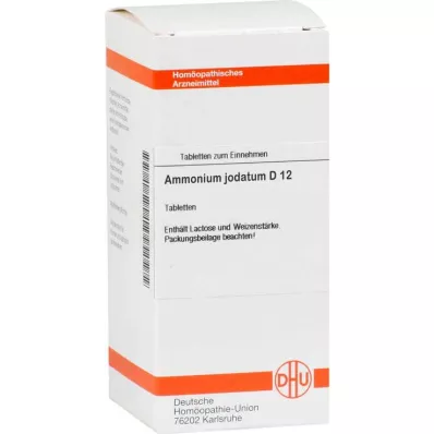 AMMONIUM JODATUM D 12 tablettia, 80 kpl AMMONIUM JODATUM D 12 tablettia, 80 kpl