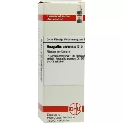 ANAGALLIS ARVENSIS D 6 Laimennus, 20 ml
