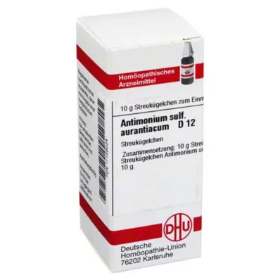 ANTIMONIUM SULFURATUM aurantiacum D 12 palloa, 10 g