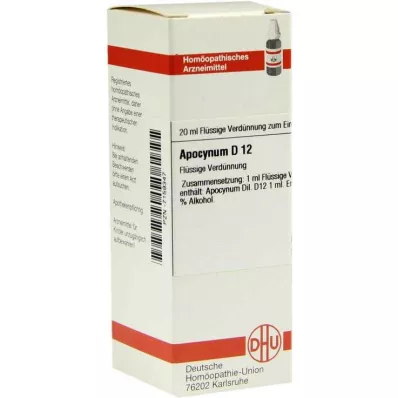 APOCYNUM D 12 Laimennus, 20 ml APOCYNUM D 12 Laimennus, 20 ml
