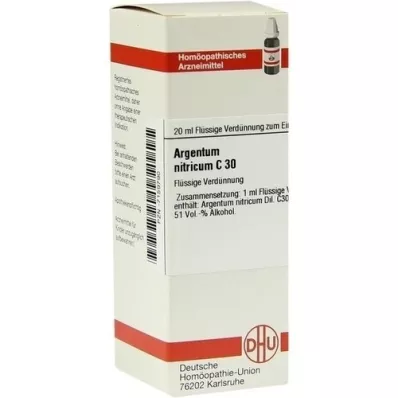 ARGENTUM NITRICUM C 30 -laimennos, 20 ml