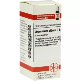 ARSENICUM ALBUM D 8 palloa, 10 g