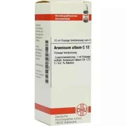 ARSENICUM ALBUM C 12 Laimennus, 20 ml