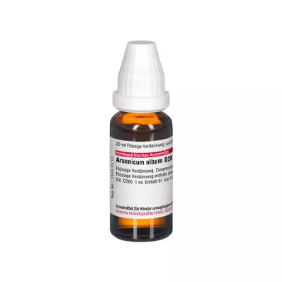 ARSENICUM ALBUM D 200 -laimennus, 20 ml ARSENICUM ALBUM D 200 -laimennus, 20 ml