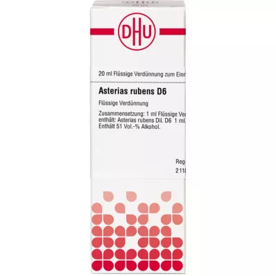 ASTERIAS RUBENS D 6 Laimennus, 20 ml