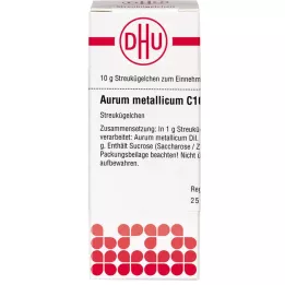 AURUM METALLICUM C 10 pallo, 10 g