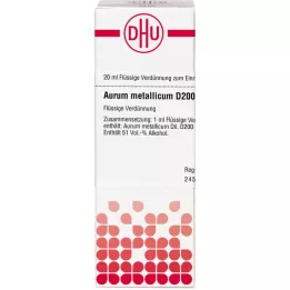 AURUM METALLICUM D 200 -laimennus, 20 ml