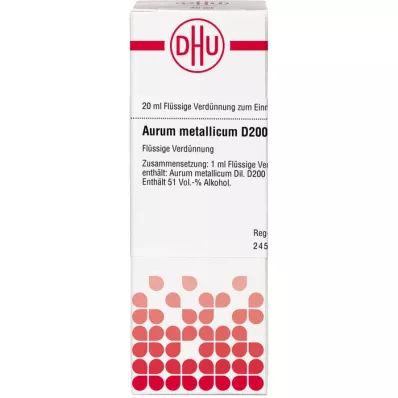 AURUM METALLICUM D 200 -laimennus, 20 ml