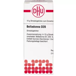 BELLADONNA D 20 palloa, 10 g