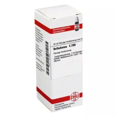 BELLADONNA C 200 Laimennus, 20 ml