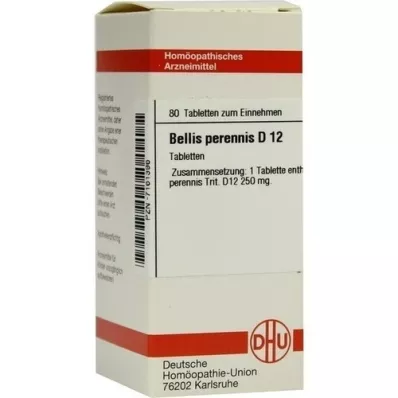 BELLIS PERENNIS D 12 tablettia, 80 kpl