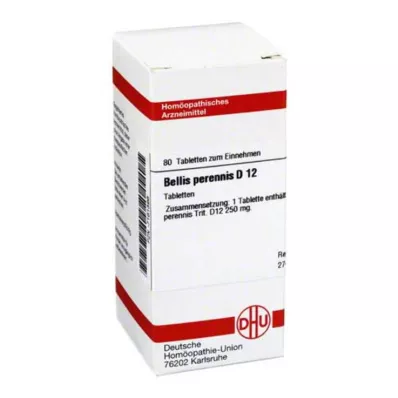 BELLIS PERENNIS D 12 tablettia, 80 kpl BELLIS PERENNIS D 12 tablettia, 80 kpl