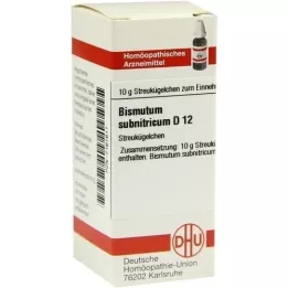 BISMUTUM SUBNITRICUM D 12 palloa, 10 g