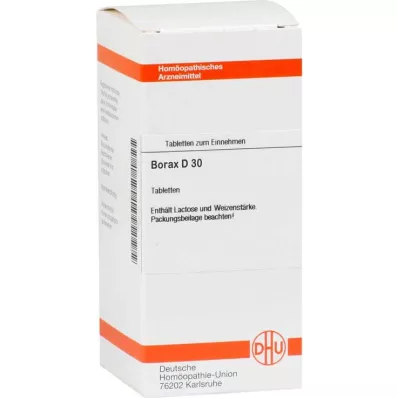 DHU Borax D 30 tablettia, 80 kpl