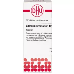 CALCIUM BROMATUM D 30 tablettia, 80 kpl