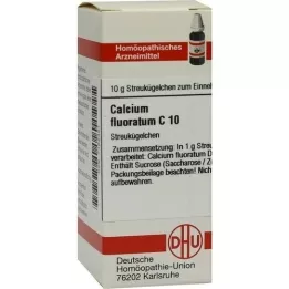 CALCIUM FLUORATUM C 10 pallo, 10 g