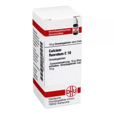 CALCIUM FLUORATUM C 10 pallo, 10 g
