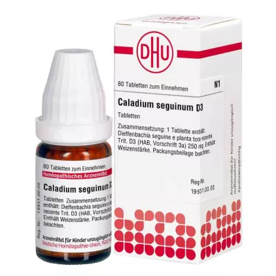 Caladium Seguinum D3 tabletit (80 kpl)