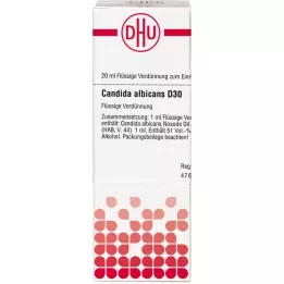 CANDIDA ALBICANS D 30 -laimennus, 20 ml