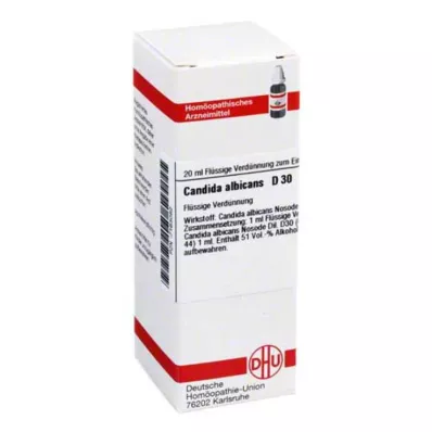 CANDIDA ALBICANS D 30 -laimennus, 20 ml CANDIDA ALBICANS D 30 -laimennus, 20 ml