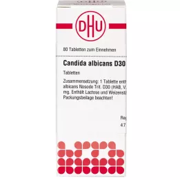 CANDIDA ALBICANS D 30 tablettia, 80 kpl