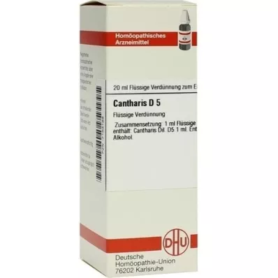 CANTHARIS D 5 -laimennos, 20 ml