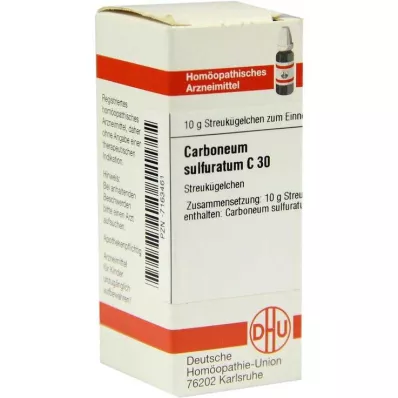CARBONEUM SULFURATUM C 30 palloa, 10 g