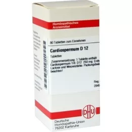 CARDIOSPERMUM D 12 tablettia, 80 kpl