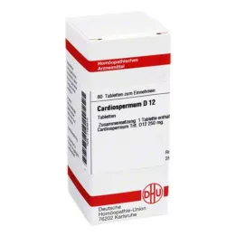CARDIOSPERMUM D 12 tablettia, 80 kpl