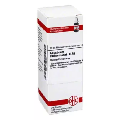 CAUSTICUM HAHNEMANNI C 30 -laimennos, 20 ml