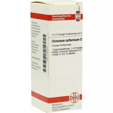 CHININUM SULFURICUM D 30 Laimennus, 20 ml