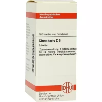 CINNABARIS C 6 tablettia, 80 kpl
