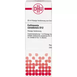 COLLINSONIA CANADENSIS D 12 Laimennus, 20 ml