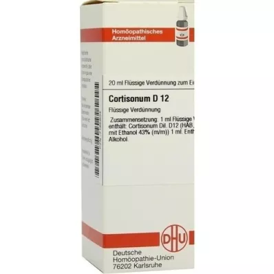 CORTISONUM D 12 Laimennus, 20 ml