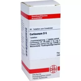 CORTISONUM D 6 tablettia, 80 kpl