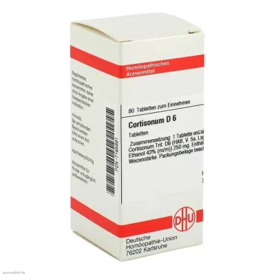 DHU Cortisonum D 6 tabletit, 80 kpl