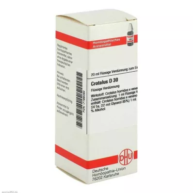 CROTALUS D 30 Laimennus, 20 ml