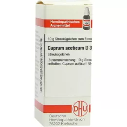 CUPRUM ACETICUM D 3 palloa, 10 g