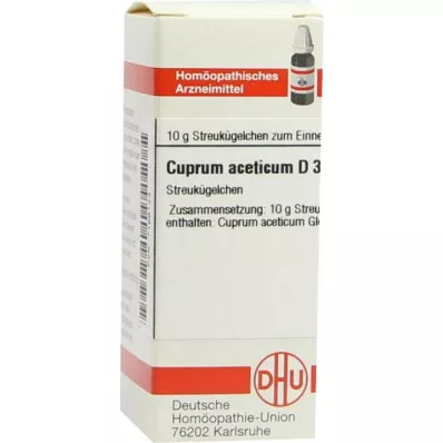 CUPRUM ACETICUM D 3 palloa, 10 g