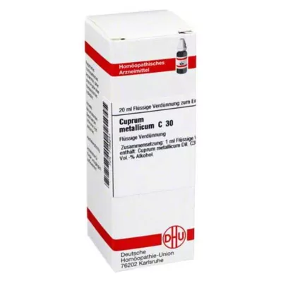 CUPRUM METALLICUM C 30 -laimennos, 20 ml CUPRUM METALLICUM C 30 -laimennos, 20 ml