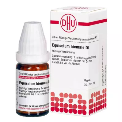 DHU Equisetum hiemale D 6 Laimennus, 20 ml DHU Equisetum hiemale D 6 Laimennus, 20 ml