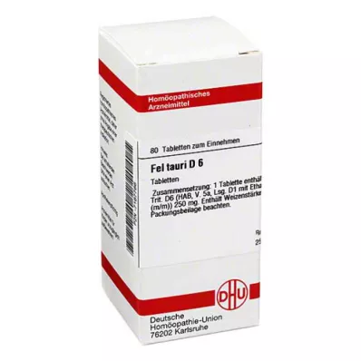 FEL TAURI D 6 tablettia, 80 kpl