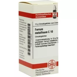 FERRUM METALLICUM C 10 pallo, 10 g