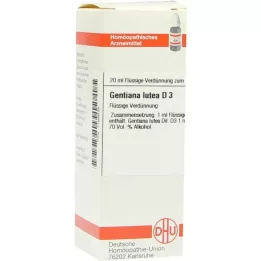 GENTIANA LUTEA D 3 -laimennus, 20 ml