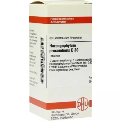 HARPAGOPHYTUM PROCUMBENS D 30 tablettia, 80 kpl