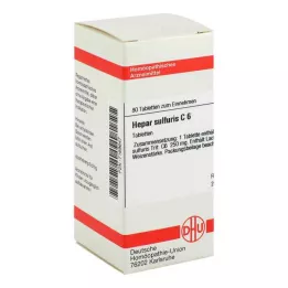 HEPAR SULFURIS C 6 tablettia, 80 kpl