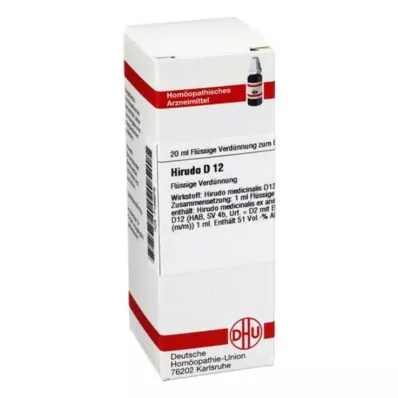DHU Hirudo D 12 Laimennus, 20 ml