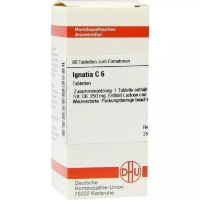 IGNATIA C 6 tablettia, 80 kpl