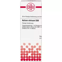 KALIUM NITRICUM D 30 Laimennus, 20 ml